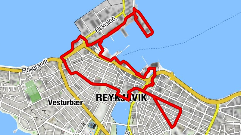 Tungan - Arnarhóll - Reykjavík - Dómkirkjan