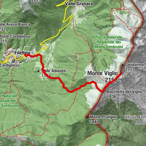 Filettino - Fontanile Casale - Monte Viglio - Bocchetta del Viglio
