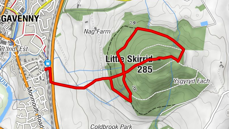 Abergavenny - Little Skirrid - Gobion Fawr