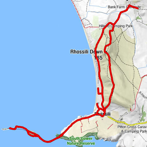 Llangennith - Rhossili Down - Rhossili - Worms Head