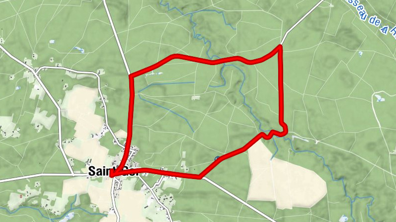 Église Saint-Pierre - Saint-Gor - Pont de Cauherlanne - Pont du Hay