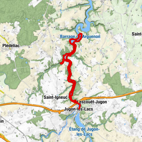 Jugon-les-Lacs - Église Notre-Dame et Saint-Étienne - La Chabusselais - La Ville Tanet