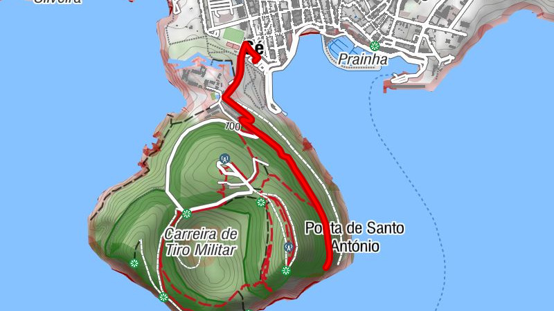 Angra do Heroísmo - Miradouro de Santo António - Igreja de Santo António - Sé