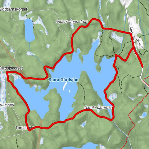 Örebro kommun - Lilla Gårdsjökorset - Stora Gårdsjökorset