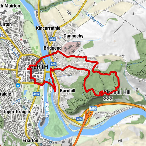 Perth - Kinnoull Hill - Kinnoull Parish Church - Perth Methodist Church