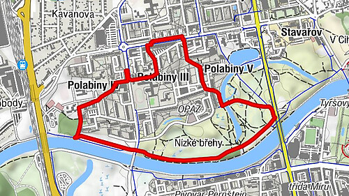 Pardubice - Polabiny V - Polabiny IV