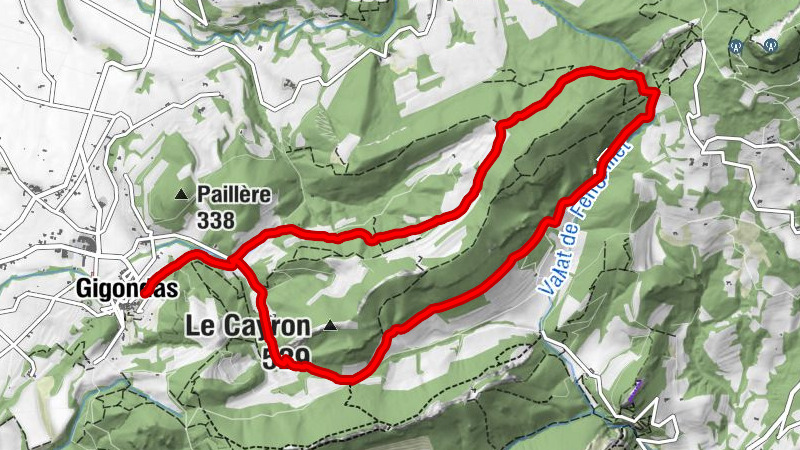 Gigondas - Pas de l'Aigle - Les Florets
