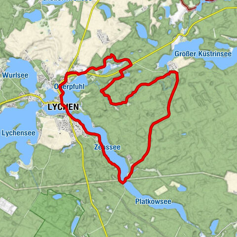Lychen - Am Schlenken - Drei Seen - Sängerslust