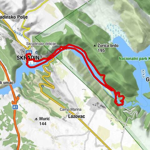 Skradin - Crkva svetog Jere - Stari mlin - crkva Porođenja Blažene Djevice Marije