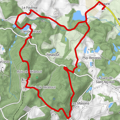 La Jaurie - Saint-Nicolas-Courbefy - Courbefy - Combelevraud