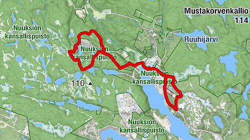 Nuuksio - Solvalla - Nuuksionpää