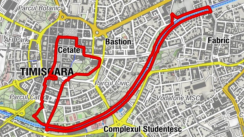 Cetate - Catedrala Mitropolitană Ortodoxă - Timișoara - Bastion