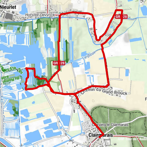 Clairmarais - Église Saint-Bernard - Al'Cabane - Auberge de Booneghem