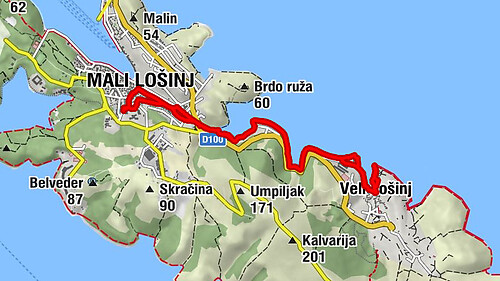 Mali Lošinj - Kapela gospe žalosne Addolorata - Fortuna - crkva svetog Antuna Opata Pustinjaka