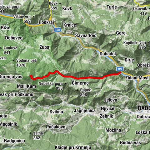 Cicka - Čimerno - Bušč - Kum