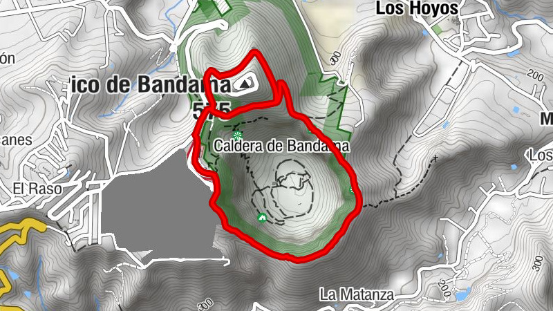 Pico de Bandama - Los Geranios - Tasca La Caldera - Santa Brígida