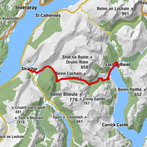 Strachur - Strachurmore - Lettermay - Lochgoilhead