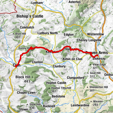 Clun - Guilden Down - Sunny Hill - Craven Arms