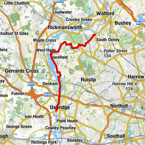 Uxbridge - Slough - Watford - London