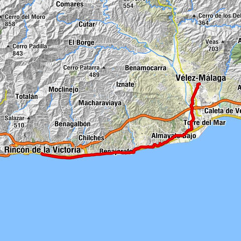 Rincón de la Victoria - El Deo - La Calma Playa - Capuchinos