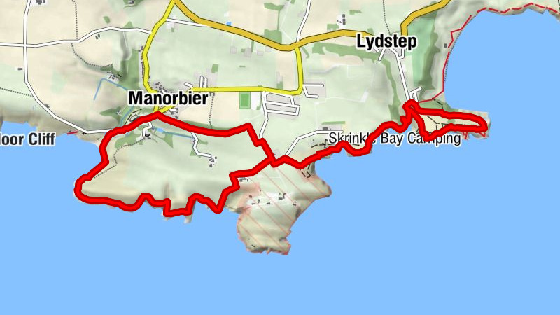 Manorbier - Coomb - Rook's Cave - Rook's