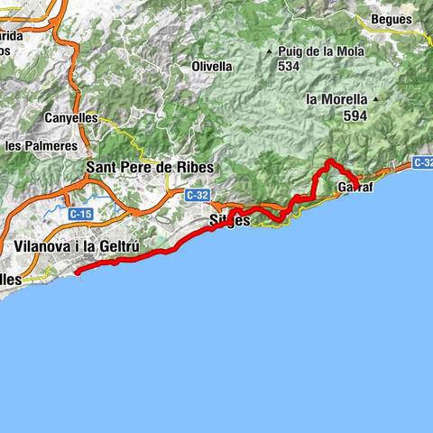Garraf - Turó de la Trinitat - la Trinitat - Vilanova i la Geltrú