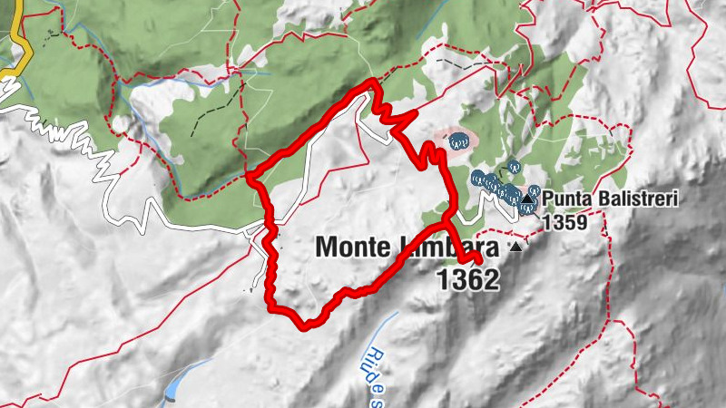 Vallicciola - Punta Gjucantinu - Madonna della neve - Tèmpiu/Tempio Pausania