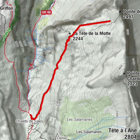 Walking itinerary: Pointe de Sales