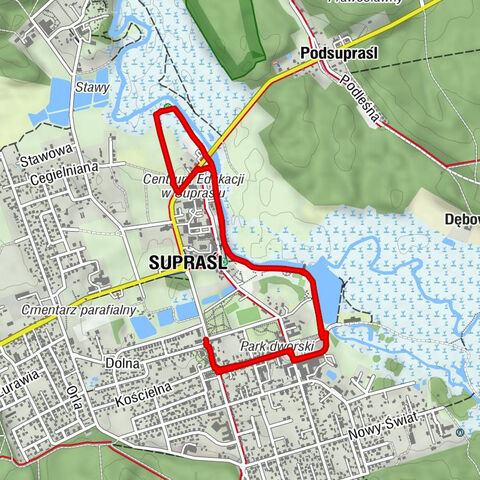 Kościół pw. Najświętszej Maryi Panny Królowej Polski - Kościół pw. Świętej Trójcy - Supraśl