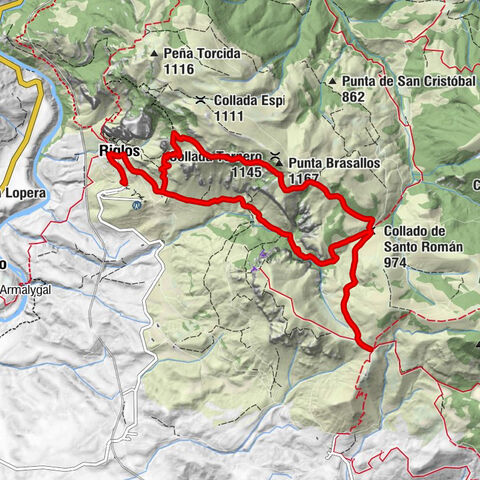 Refugio de Riglos - El Puro - Collada Tornero - Collado de Santo Román
