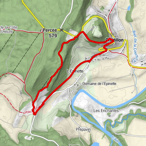 Châtillon - Belvédère Vallée de l'Ain - Église Saint-Valère