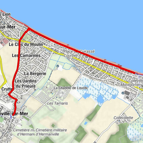 Hermanville-sur-Mer - Église Saint-Pierre - Le Hamel - La Crutte