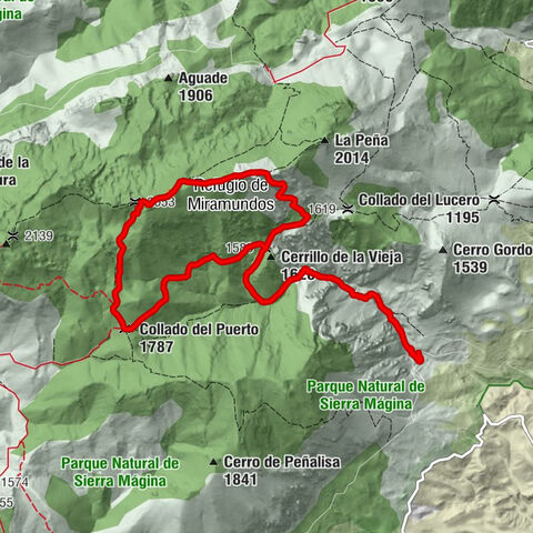 Bélmez de la Moraleda - Cerrillo de la Vieja - Refugio de Miramundos - Collado del Puerto