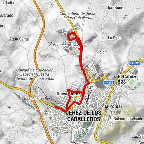 Pichita - Nuevo Jerez - Jerez de los Caballeros - Ermita del Espíritu Santo