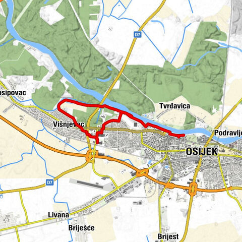 Gradska četvrt Retfala - crkva Dobrog Pastira - Osijek - Mjesni odbor Višnjevac