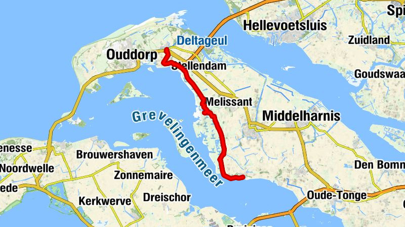 Goedereede - Uitkijkplaats Slikken Flakkee - uitzicht slikken - Herkingen