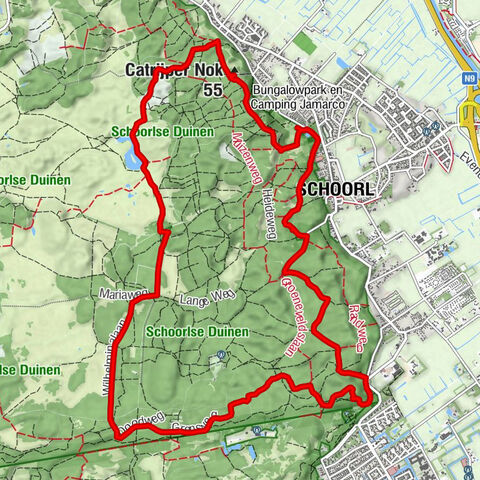 Schoorl - Catrijper Nok - De Berenkuil - Bergen