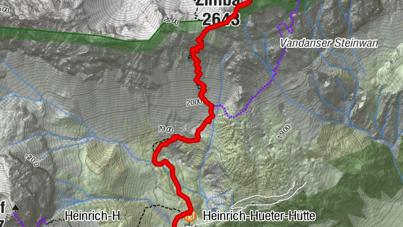 Heinrich-Hueter-Hütte - Zimba