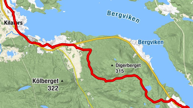 Söderhamns kommun - Strand - Gusbo - Bollnäs kommun