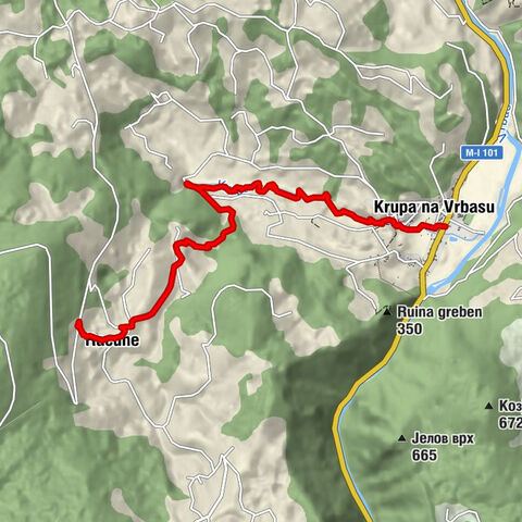Крупа на Врбасу - Racune - Krupski slapovi - Krupa na Vrbasu