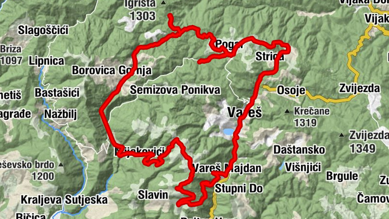 Vareš - Površje - Karasanovina - Stara crkva Svetog Mihovila