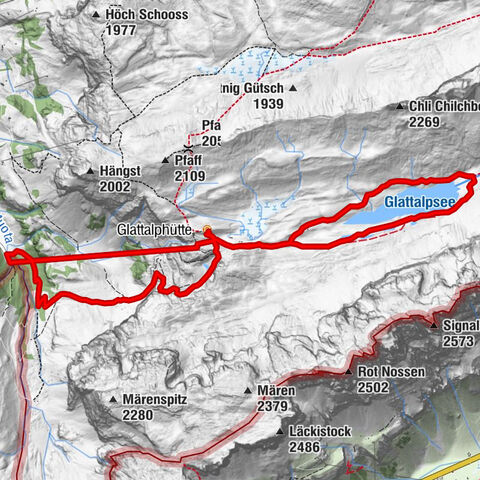 Bergwirtschaft Sali-Alp - Glattalphütte - Berggasthaus Glattalp - Sahli (Luftseilbahn Glattalp)