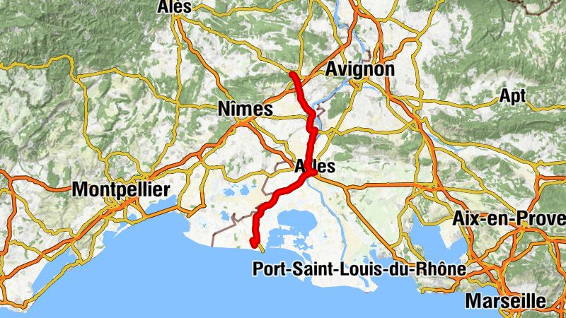 Pont de Gau - Le pueblo - Arles - Temple de la Rotonde