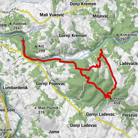 Kotlac - Podkućnica - Prozor - Karlovačka županija