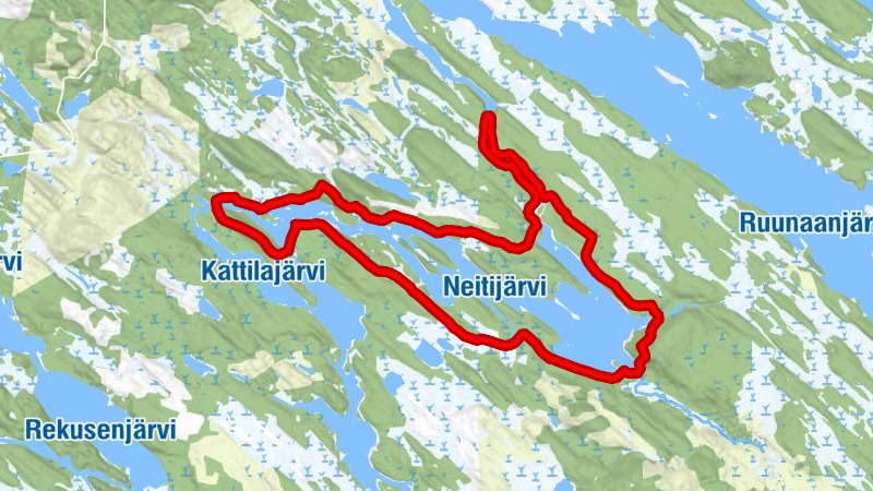 Lieksa - Huuhkajavaara - Ruunaa