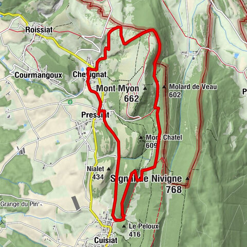 Pressiat - Les Chartreux - Chevignat - Chapelle Saint-Sébastien de Chevignat