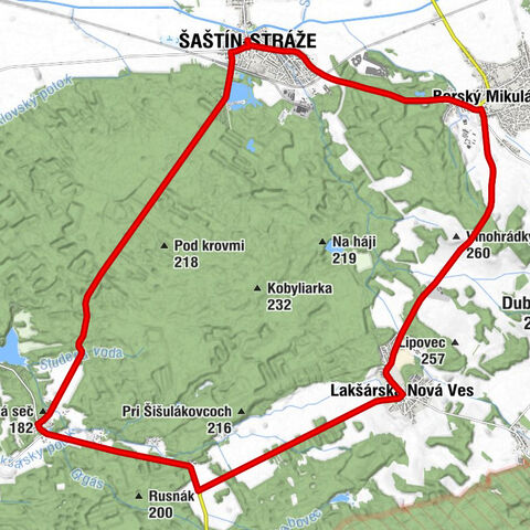 Šaštín-Stráže - Lagúna bar - Kaplnka Nepoškvrneného Počatia Panny Márie - Šaštín