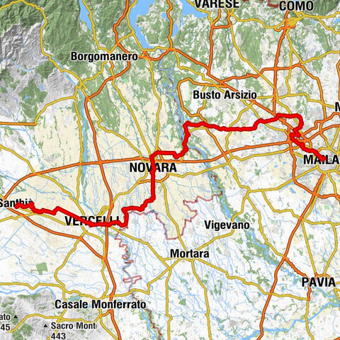 Porta Sempione - Chiesa della Beata Vergine Immacolata - Chiesa parrocchiale dei Santi Pietro e Paolo - Santhià