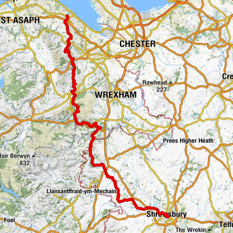 Shrewsbury Abbey - Shrewsbury Unitarian Church - Capel Pisgah - St Winefride's Well