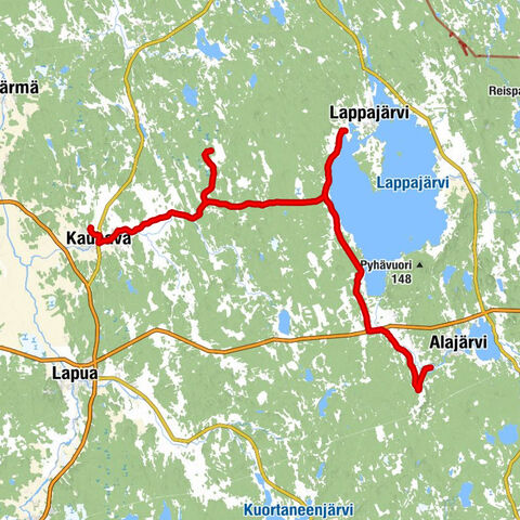 Rengonsalo - Kauhava - Kamppila - Alajärvi